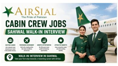 AirSial Cabin Crew Jobs - Sahiwal Walk-In Interview