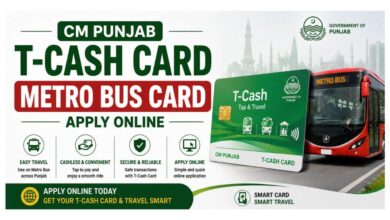CM Punjab T-Cash Card - Metro Bus Card Apply Online