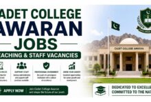 Cadet College Awaran Jobs - Teaching & Staff Vacancies
