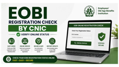 EOBI Registration Check by CNIC - Verify Online Status