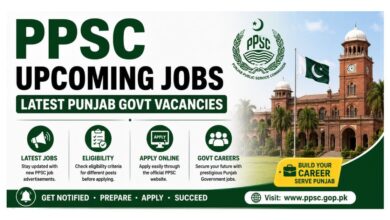 PPSC Upcoming Jobs - Latest Punjab Govt Vacancies