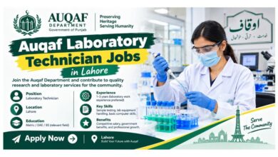 Auqaf Laboratory Technician Jobs in Lahore