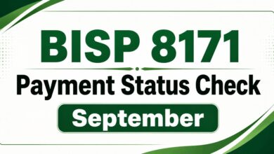 BISP 8171 Payment Status Check September