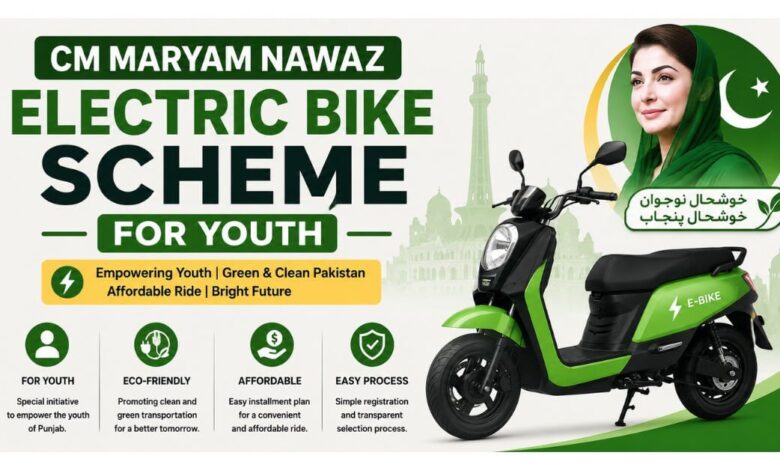 CM Maryam Nawaz Electric Bike Scheme for Youth