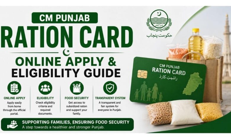 CM Punjab Ration Card - Online Apply & Eligibility Guide