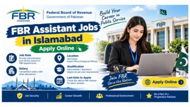 FBR Assistant Jobs in Islamabad