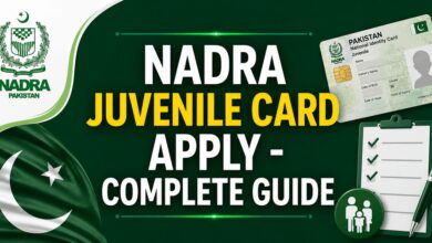 NADRA Juvenile Card Apply