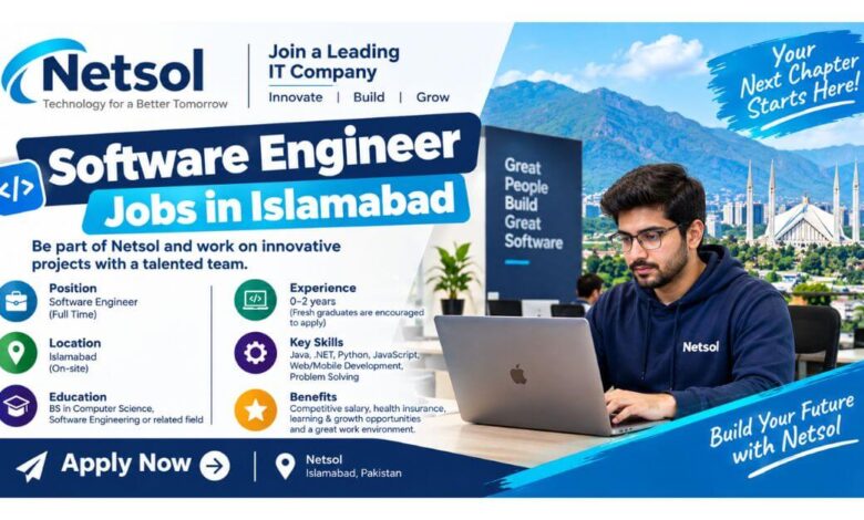 Netsol Software Engineer Jobs in Islamabad