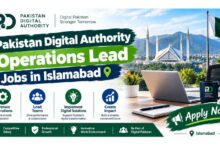 Pakistan Digital Authority Operations Lead Jobs in Islamabad
