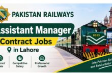 Pakistan Railways Assistant Manager Contract Jobs in Lahore