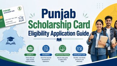 Punjab Scholarship Card Eligibility Application Guide