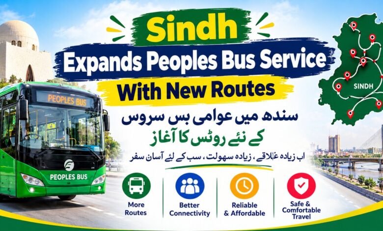 Sindh Expands Peoples Bus Service With New Routes